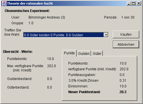 3.1. Testdurchgang