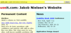 Die Alertbox von Jakob Nielsen (useit.com)